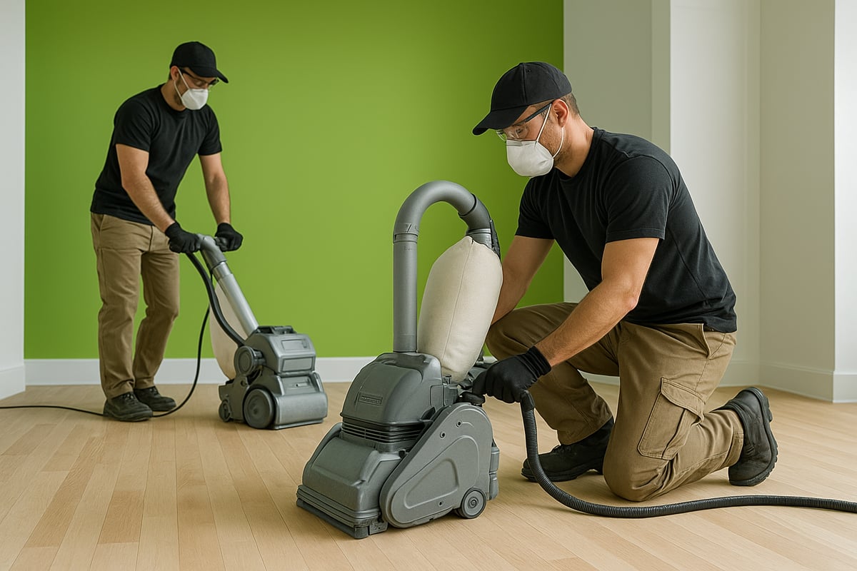 Qu’est-ce que le sablage de plancher sans poussière ?