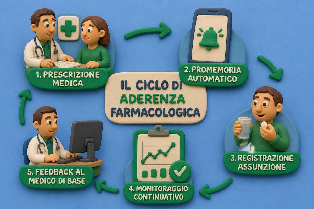 Flusso di aderenza terapeutica