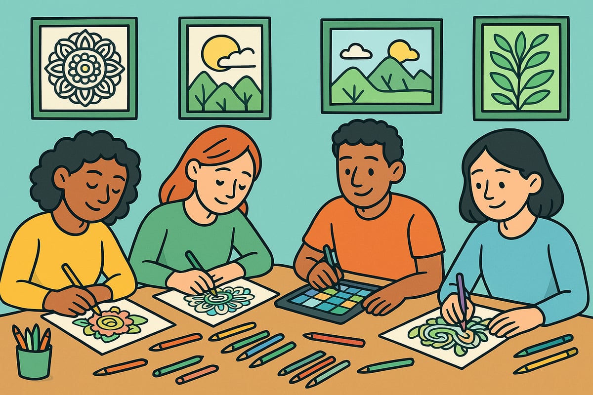 Advanced Tips and Creative Exploration in Mindfulness Colouring