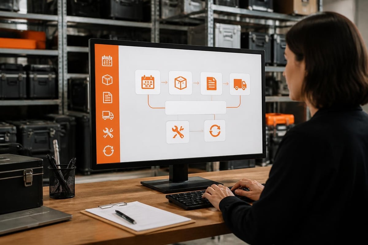 Digital Rental Platform Guide for B2B Operations Rental platform workflow