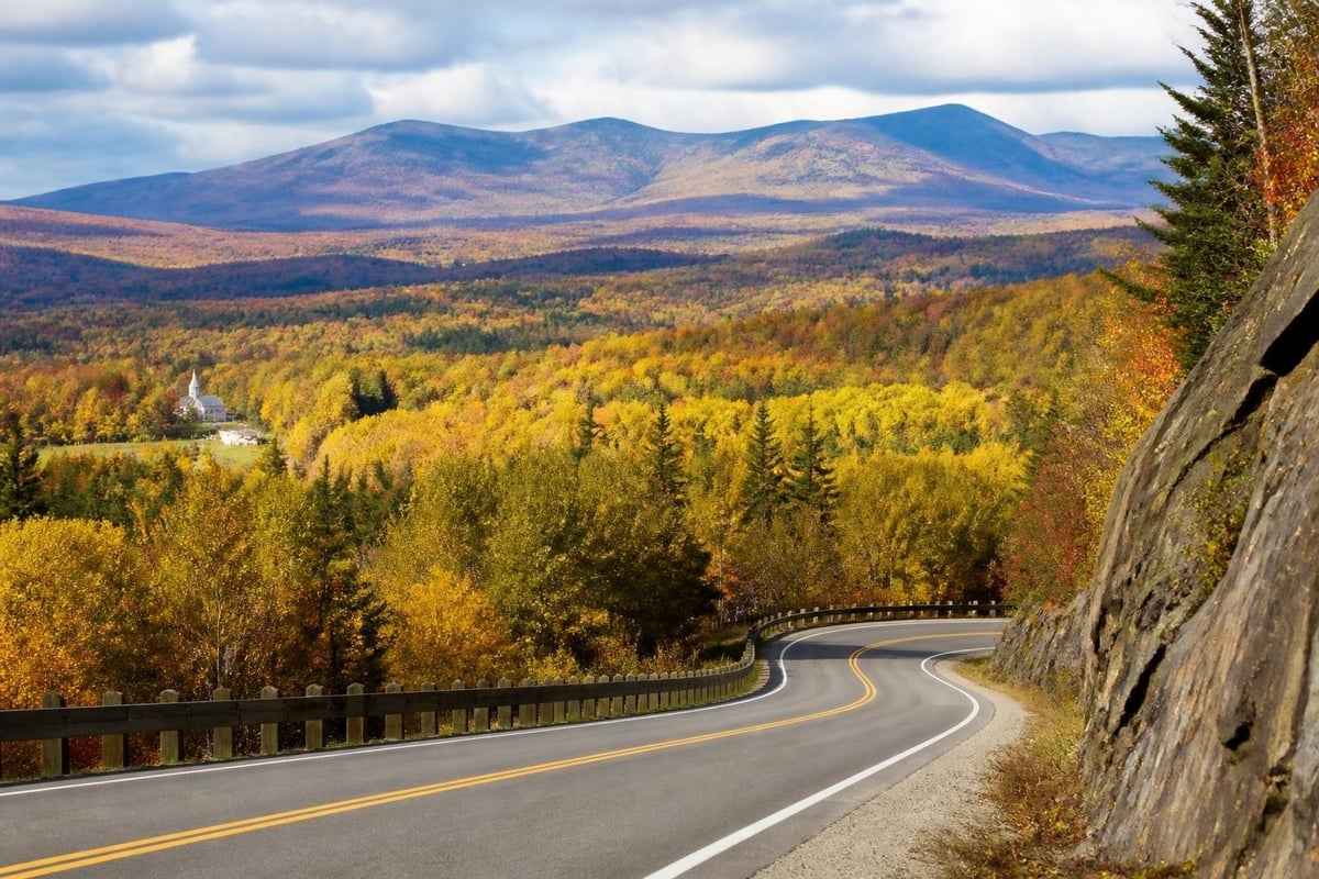 Western Maine mountains October