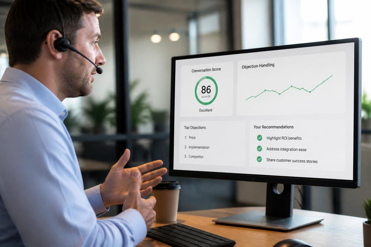 AI analyzing sales performance