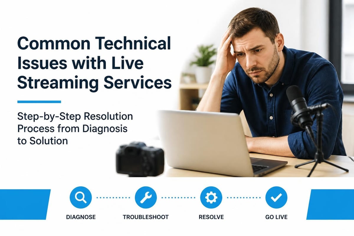 Streaming service troubleshooting workflow
