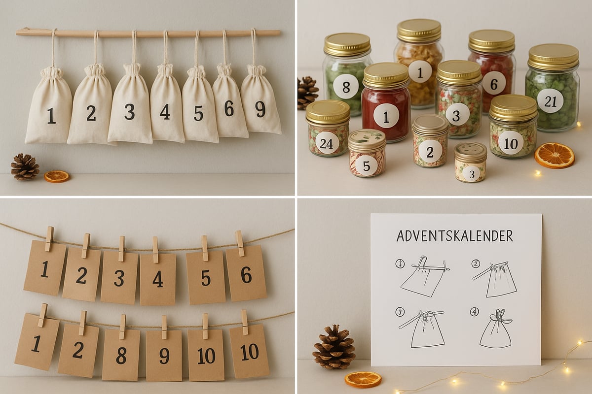 DIY-Anleitungen: Nachhaltige Adventskalender selbst gestalten