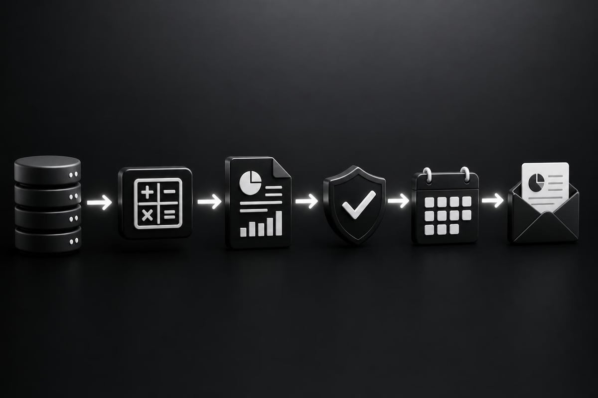Automated reporting workflow