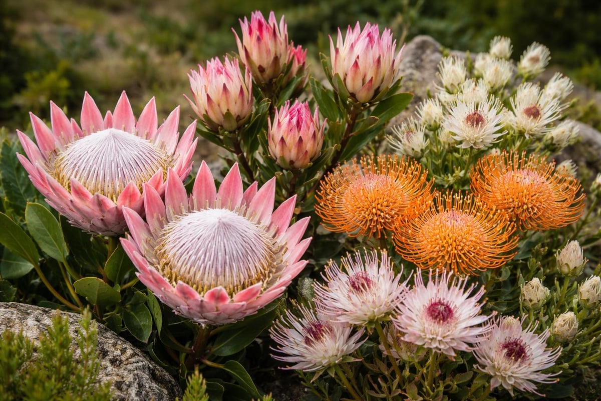 Protea varieties comparison