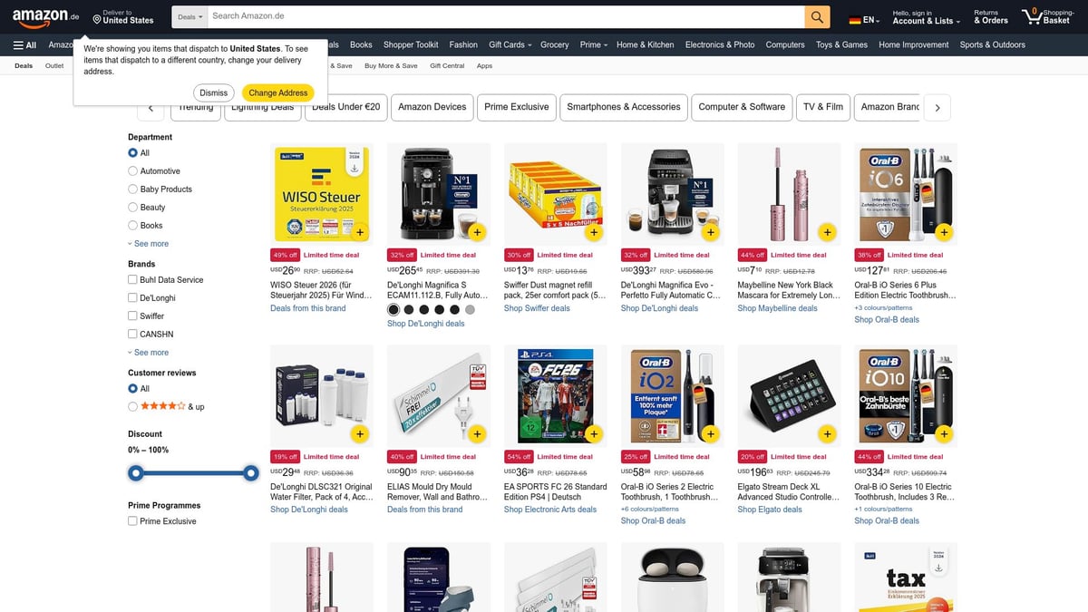 Top 7 De Deals 2026: Die Besten Sparangebote Entdecken - Amazon Blitzangebote – Schnäppchen in Echtzeit