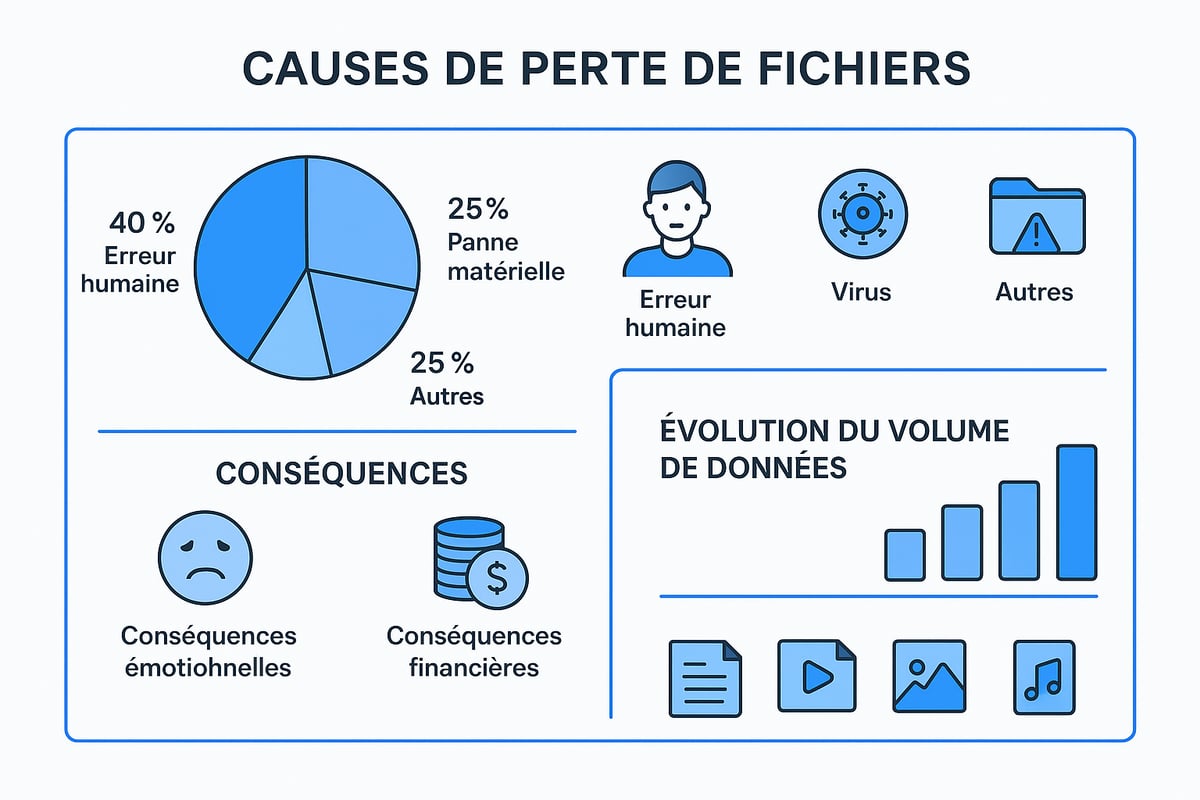Comprendre la perte de fichiers : causes et enjeux
