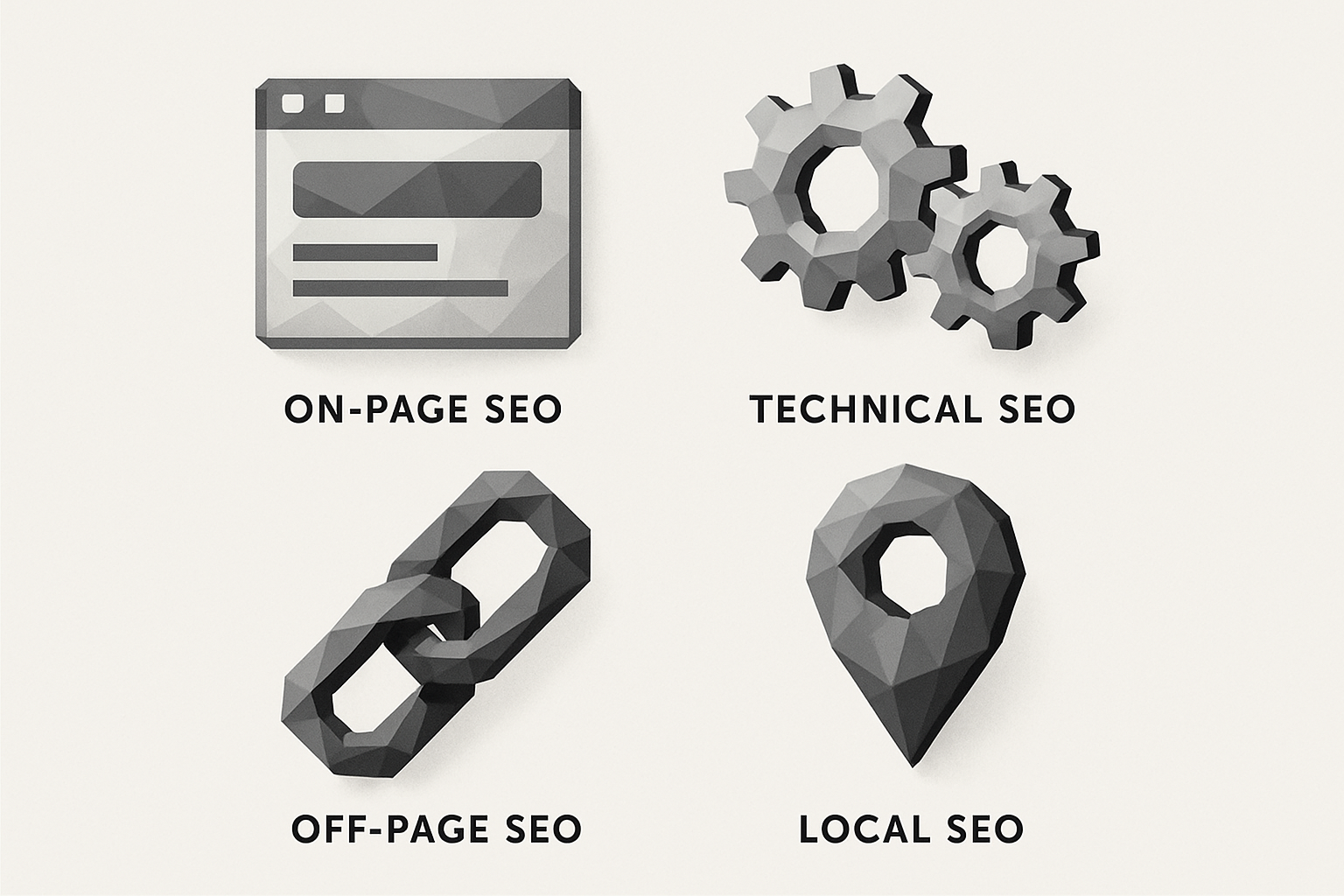 The 4 Essential Types of SEO Explained