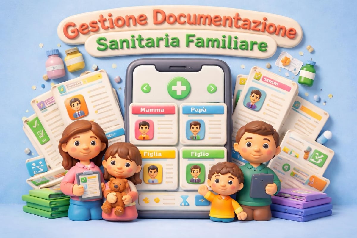 Organizzazione documenti sanitari famiglia