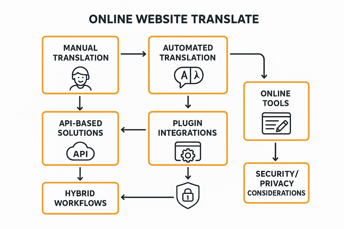 Core Methods for Online Website Translation