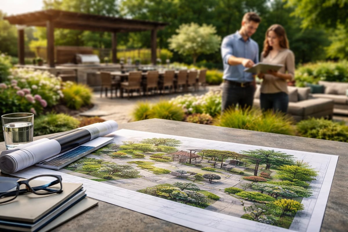 Patio and pergola design planning