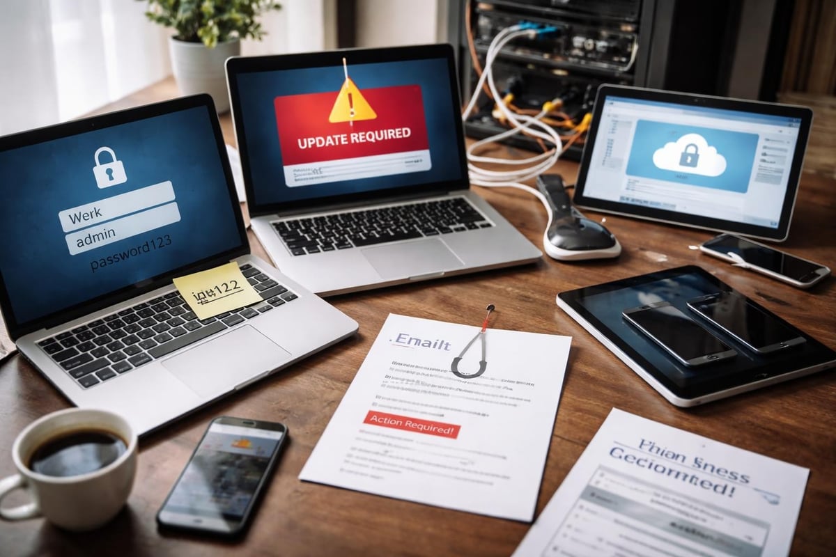 Cybersecurity vulnerability points