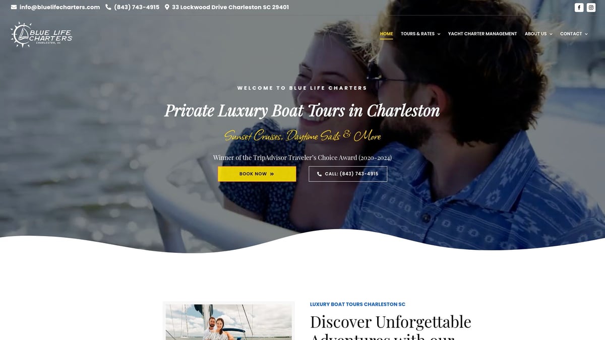7 Amazing Sailboat Cruise Charleston SC Experiences for 2026 - Blue Life Charters: Private Luxury Sailing Tours