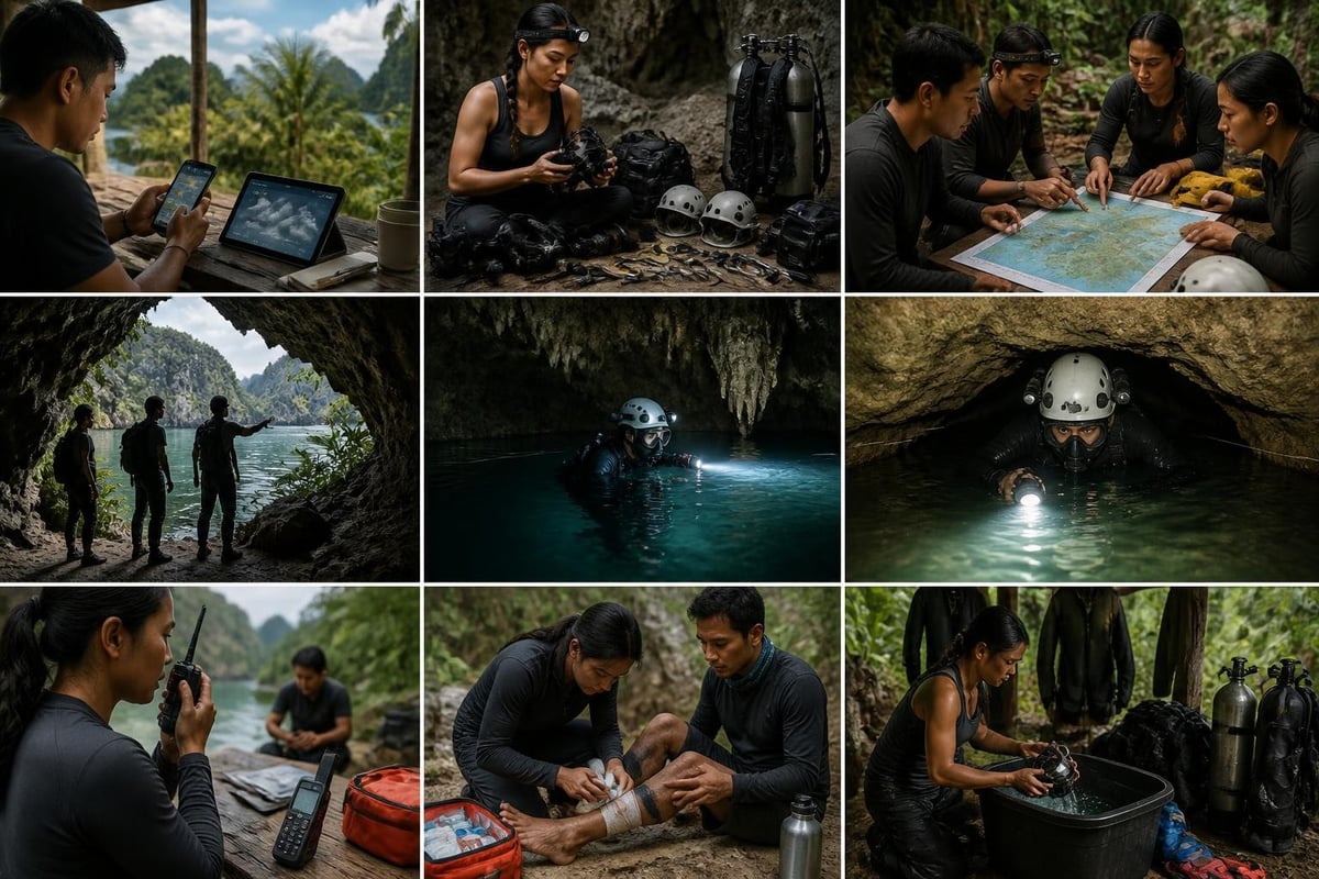 Cave adventure preparation checklist