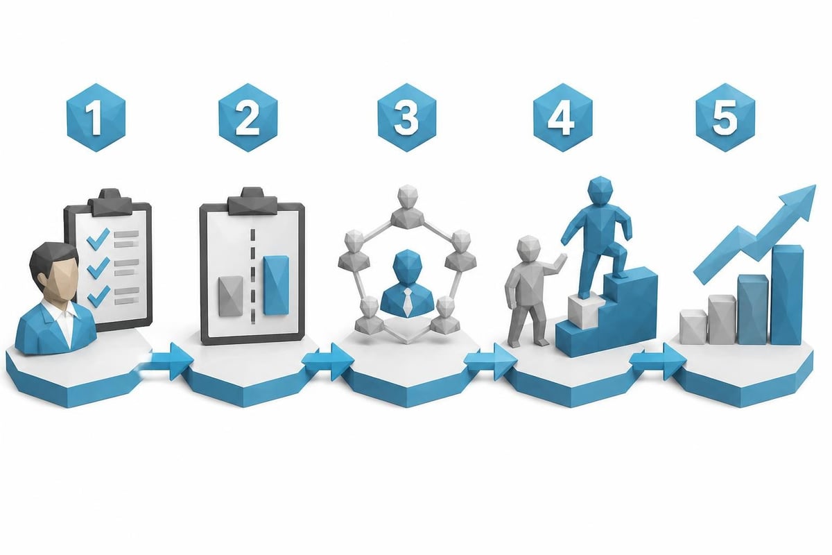 Leadership development intervention stages
