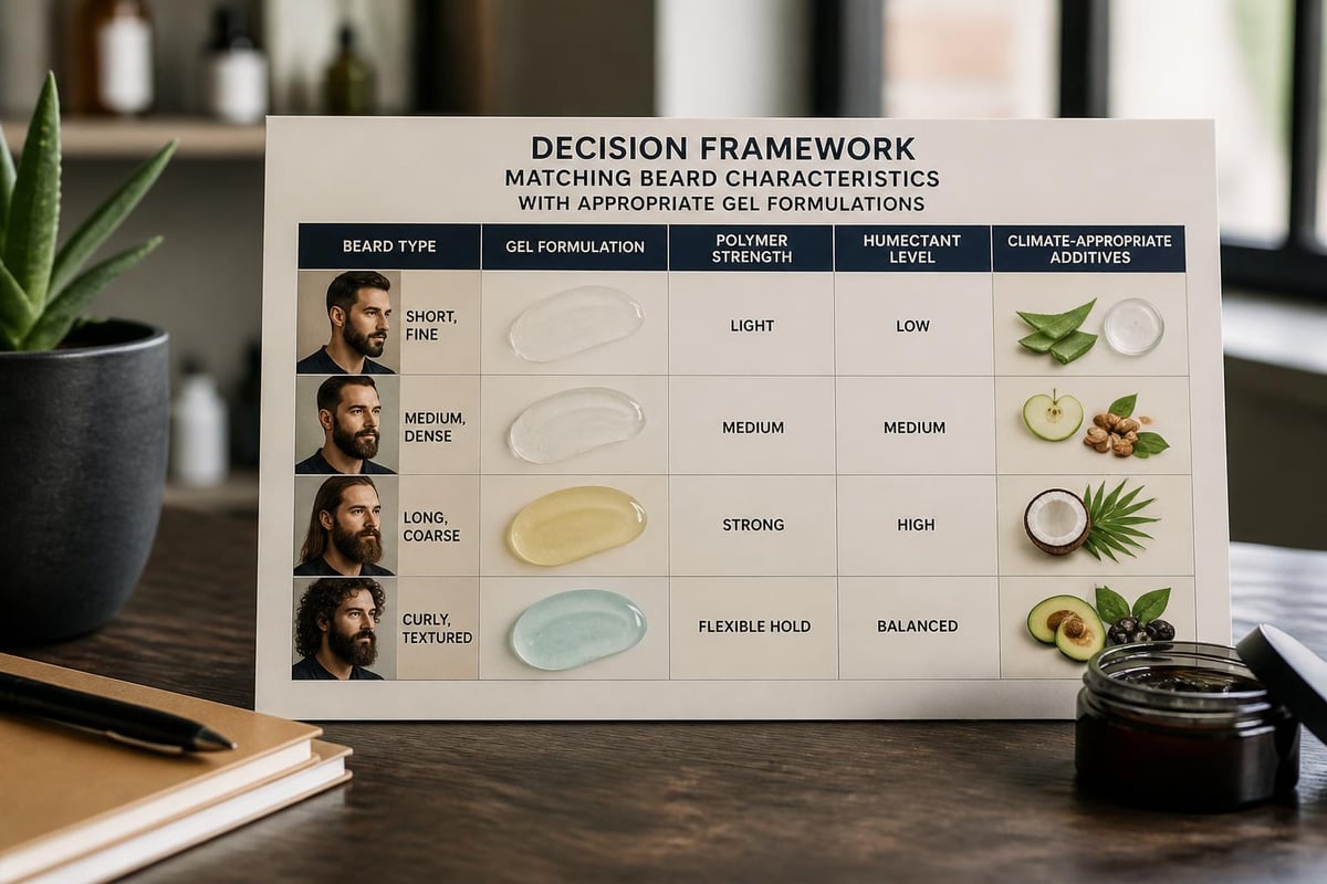 Gel selection matrix
