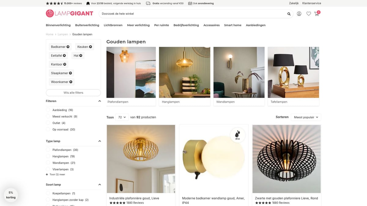 7x Hanglampen Kantoor Trends Voor 2025 - Statement hanglampen met opvallende kleuren en vormen