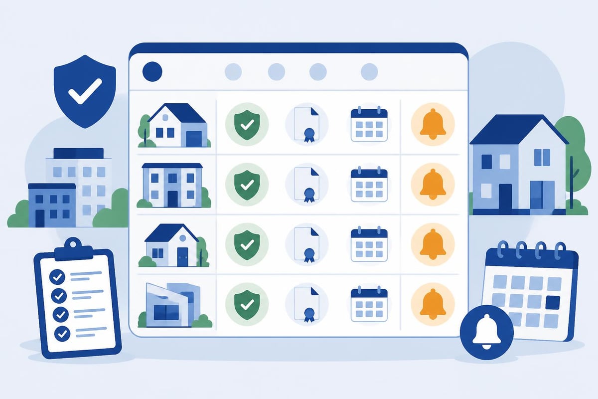 Property compliance dashboard