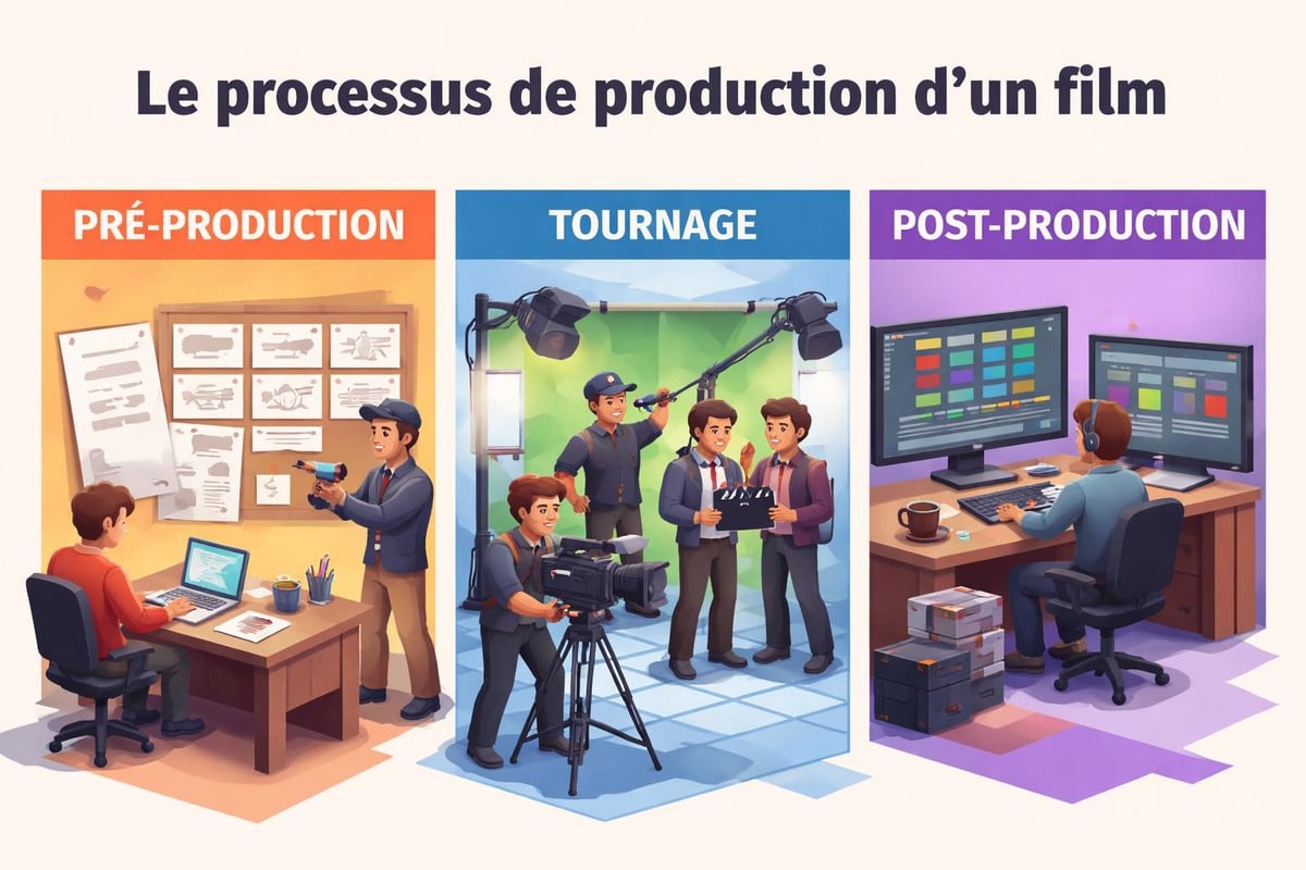 Workflow de production audiovisuelle