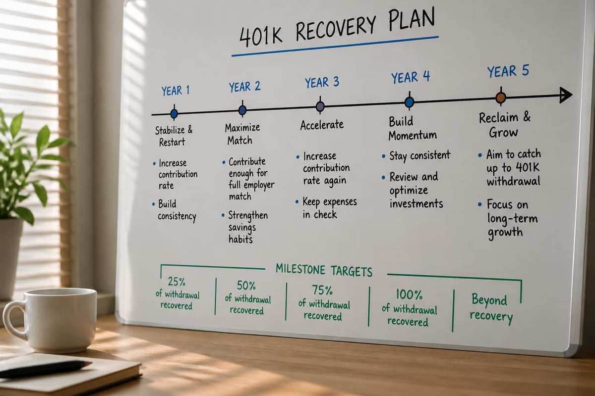 401k withdrawal recovery strategy