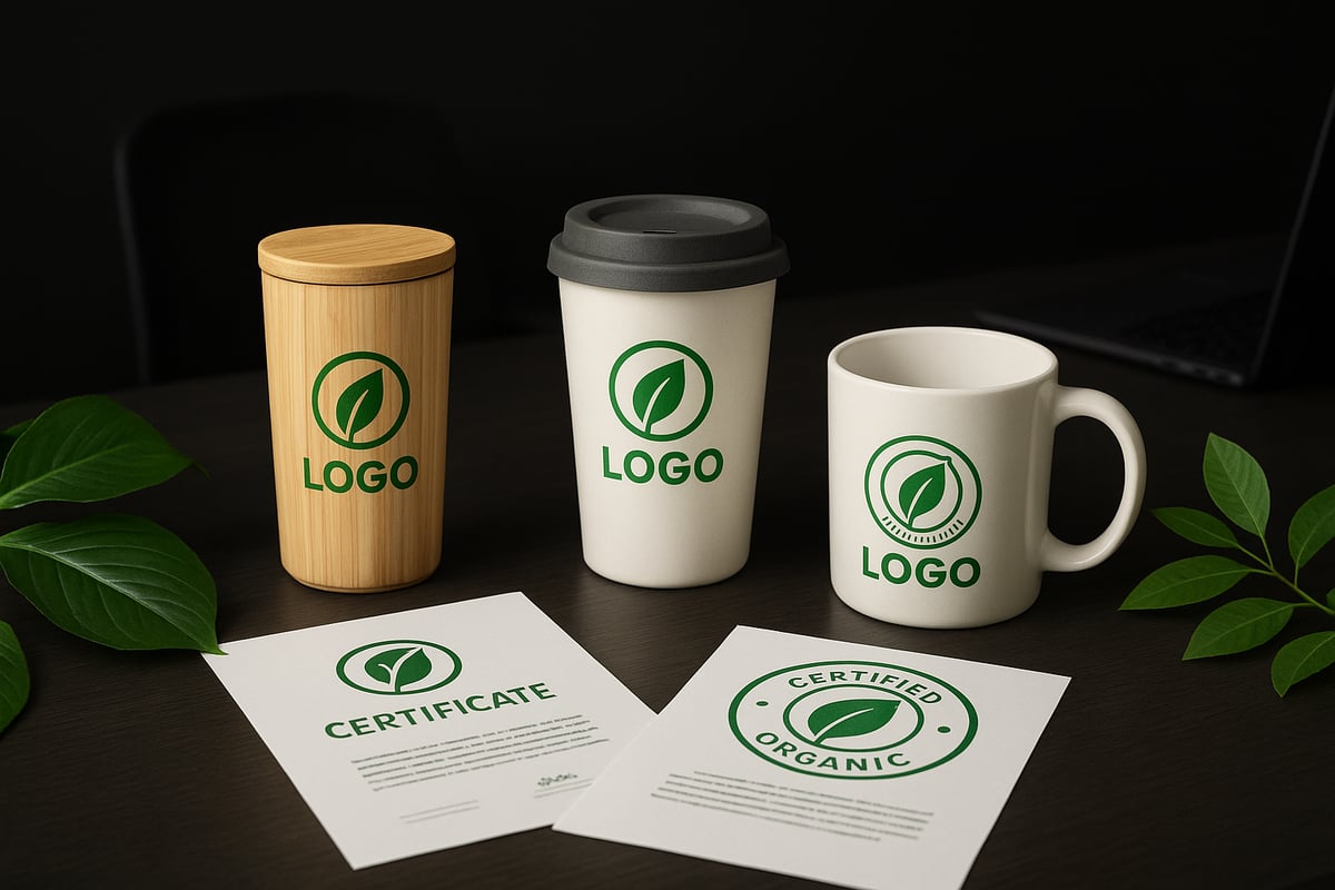 Ekologisuus ja vastuullisuus logomukeissa