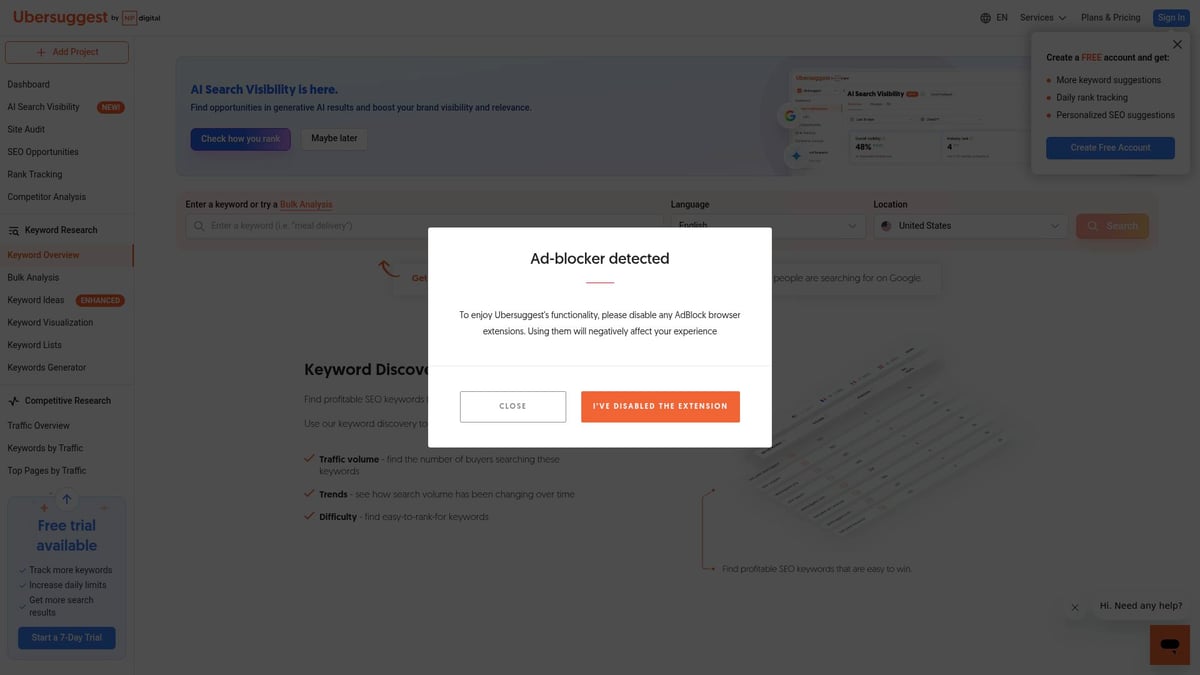 7 Outils SEO Mots Clés Indispensables à Découvrir en 2025 - Ubersuggest