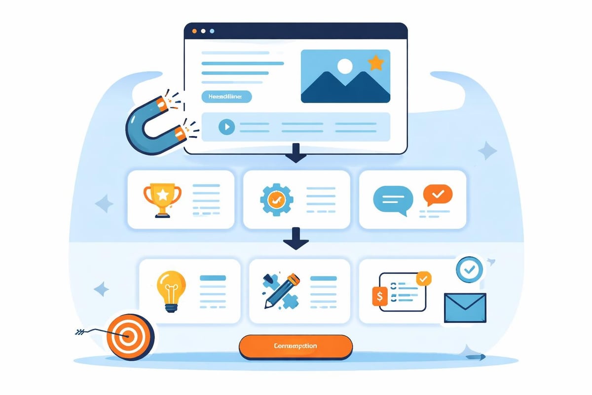 Content organization flow