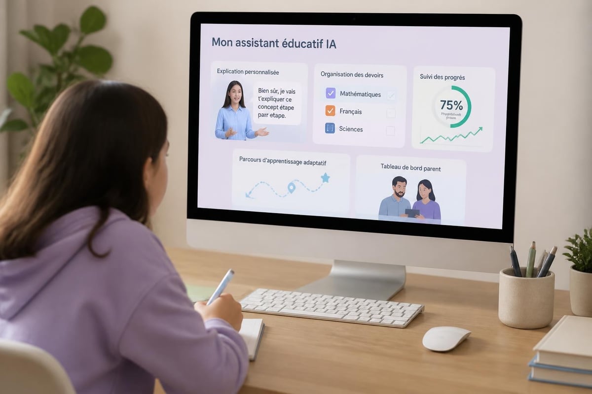 Fonctionnalités principales d'un assistant scolaire IA