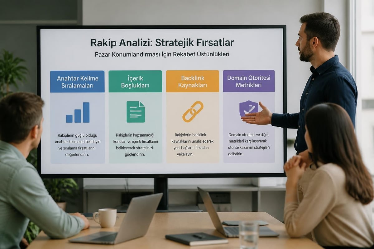 SEO analizi sürecinde Rekabetçi SEO kıyaslaması