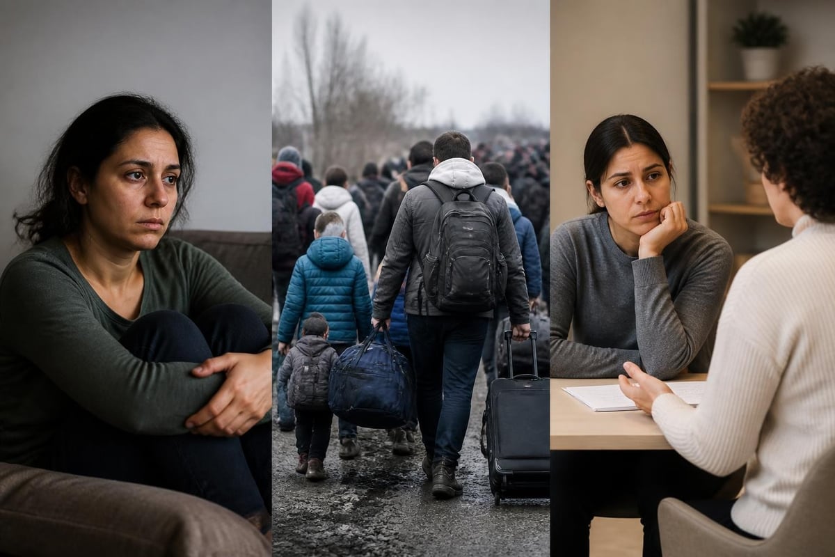 Pre-migration, migration, and post-migration factors affecting immigrant mental health