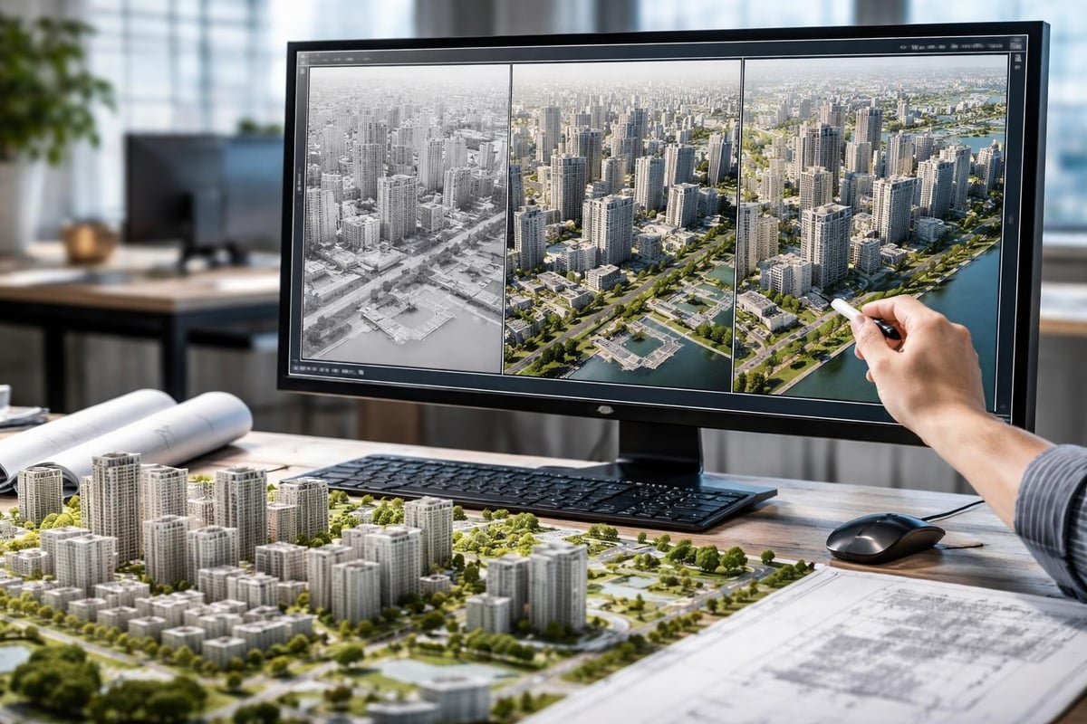 Technical optimization in architectural modeling