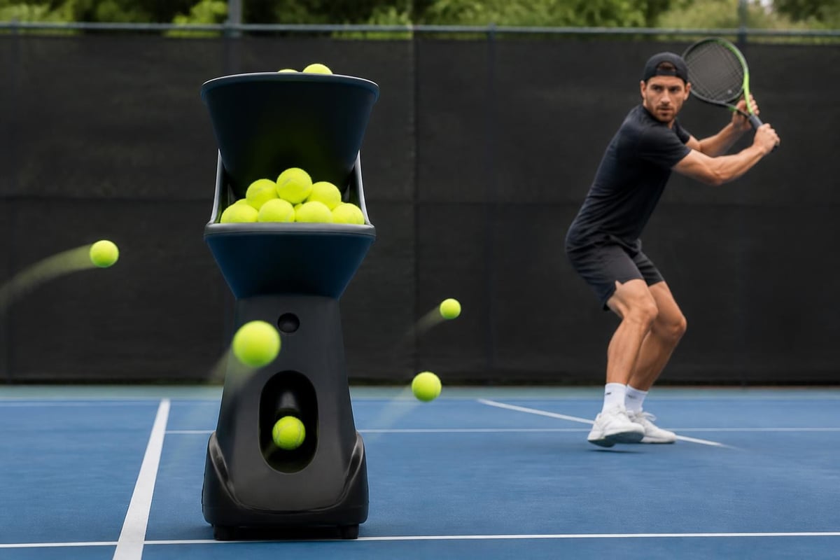 Pickleball machine configuration options