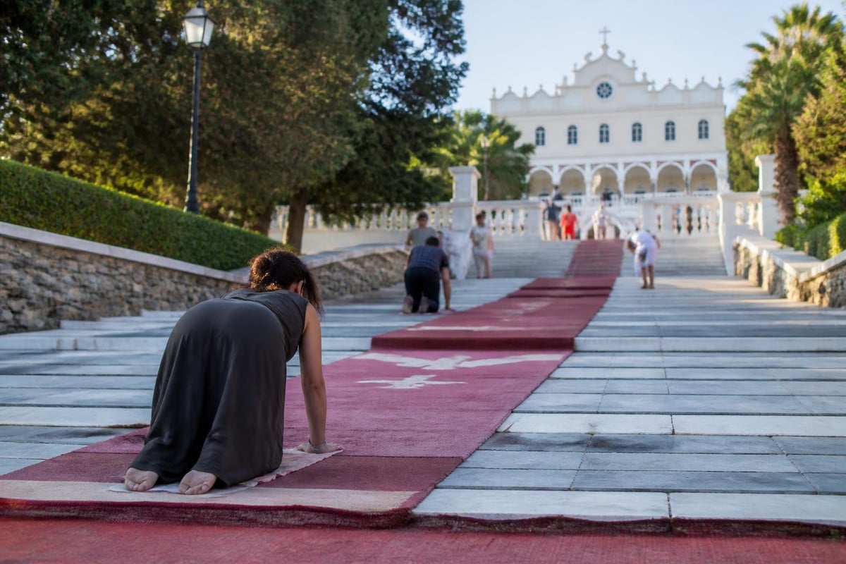 Tinos pilgrimage traditions