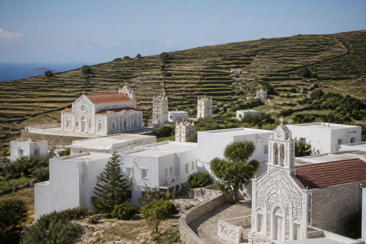 Tinos village architecture