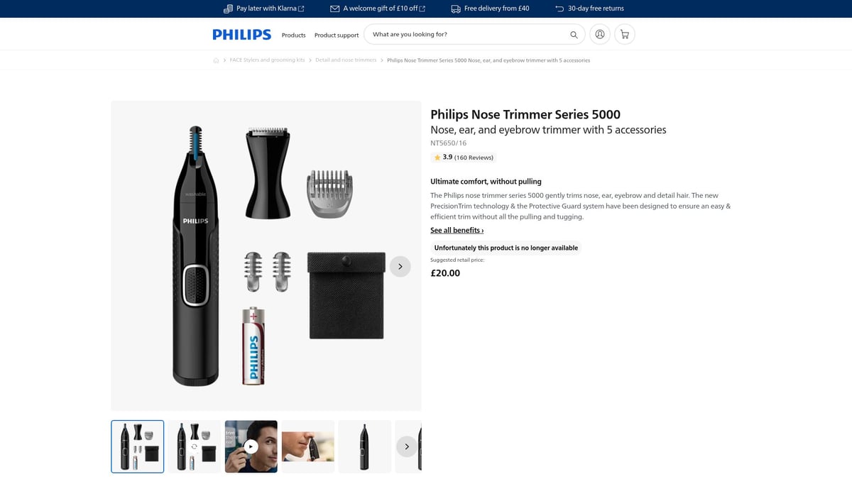Die 9 besten Philips Nasenhaartrimmer für Männer 2026 – Philips Nasenhaartrimmer Serie 5000 NT5650/16