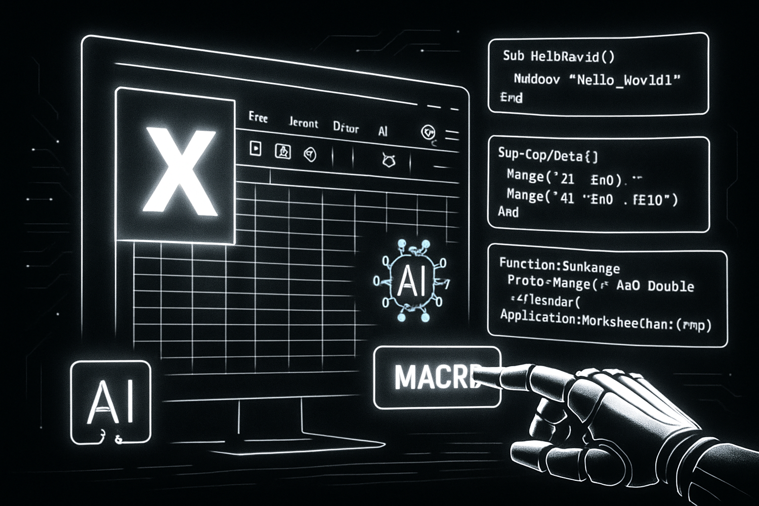 Automating Workflows: Macros, VBA, and AI in Excel