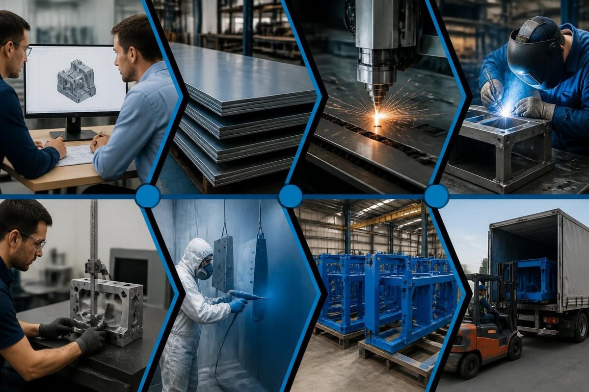 Industrial manufacturing workflow