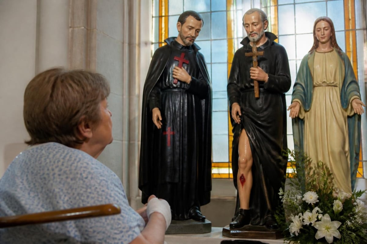 Patron saints interceding for the sick