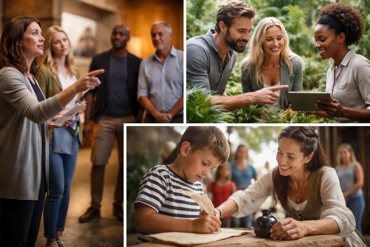 Interactive tour engagement