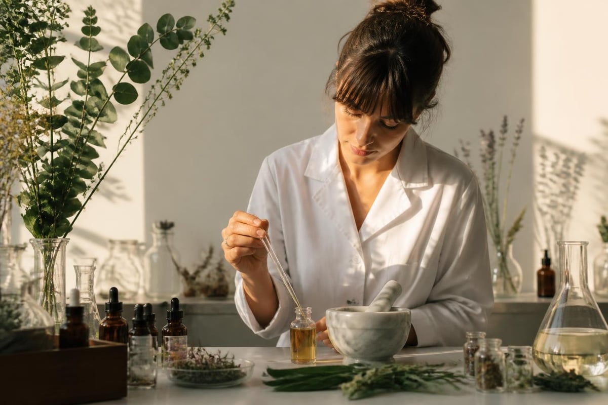 Vegane Parfumkreation