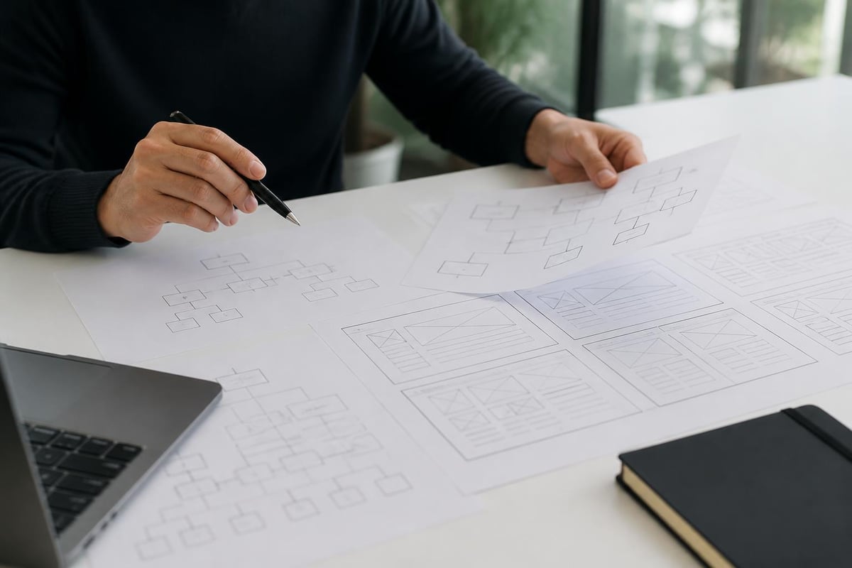Informationsarchitektur und Wireframing