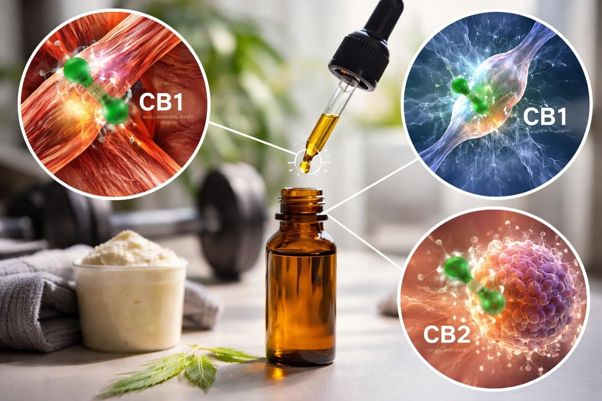 CBD interaction with endocannabinoid receptors