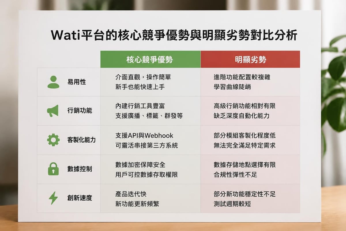 Wati優劣勢對比