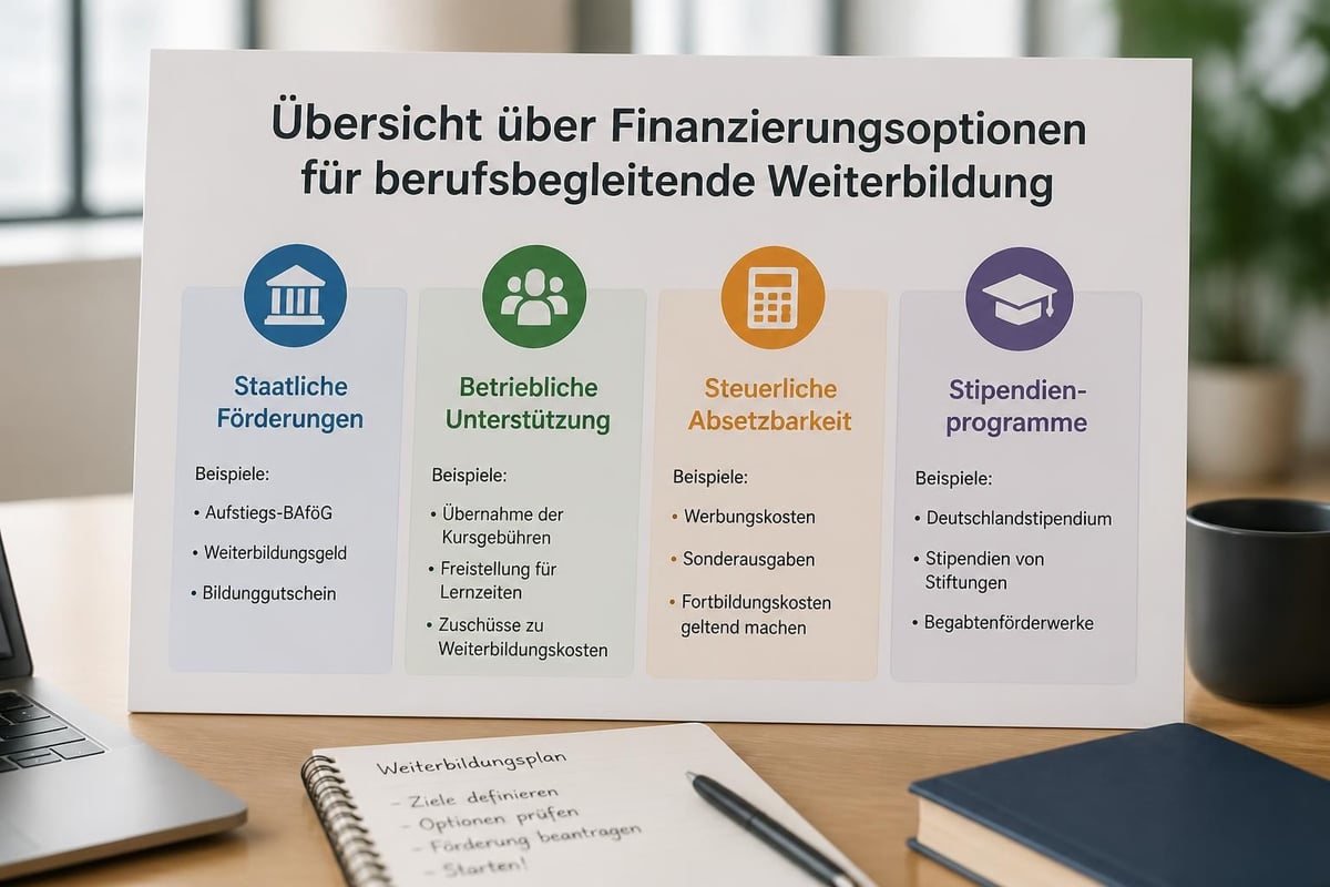 Finanzierungswege berufsbegleitender Ausbildung