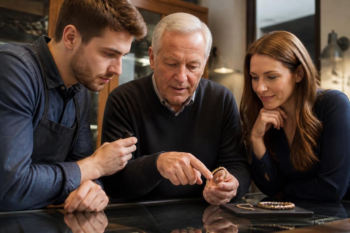 Generational expertise in family jewelry