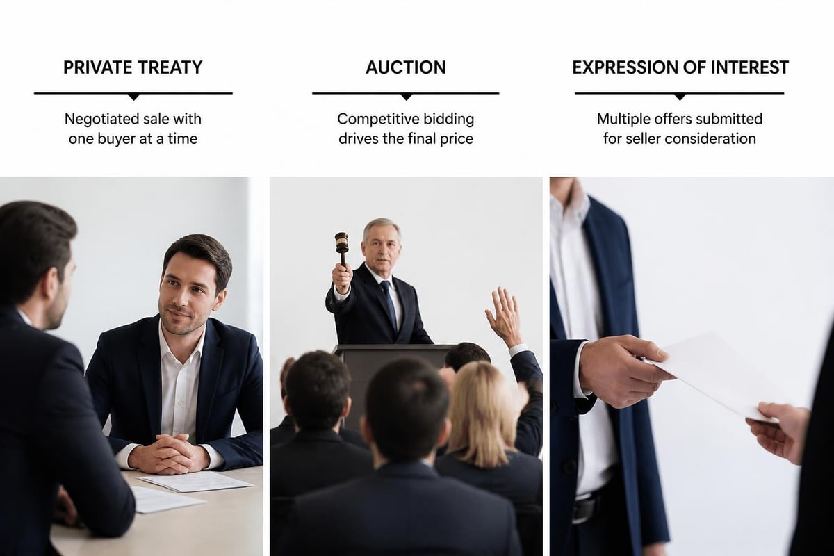 Property sales methods comparison