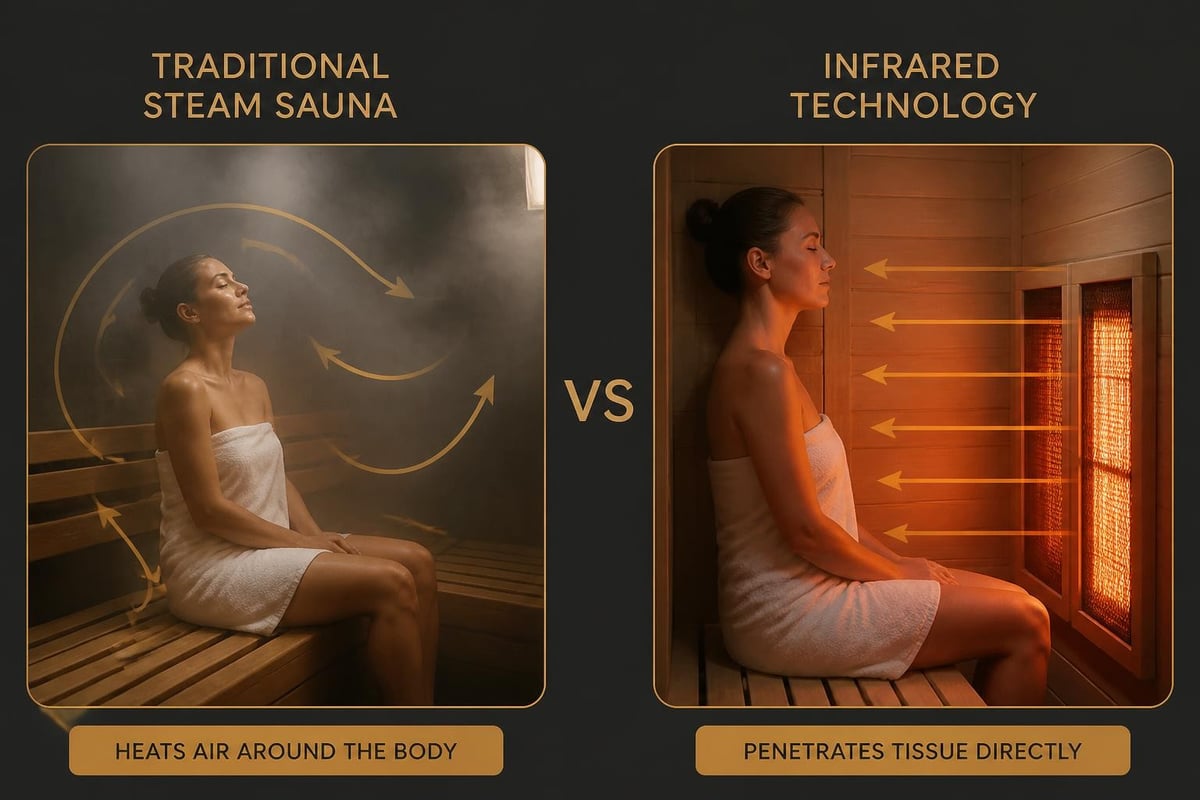 Sauna heat technology comparison