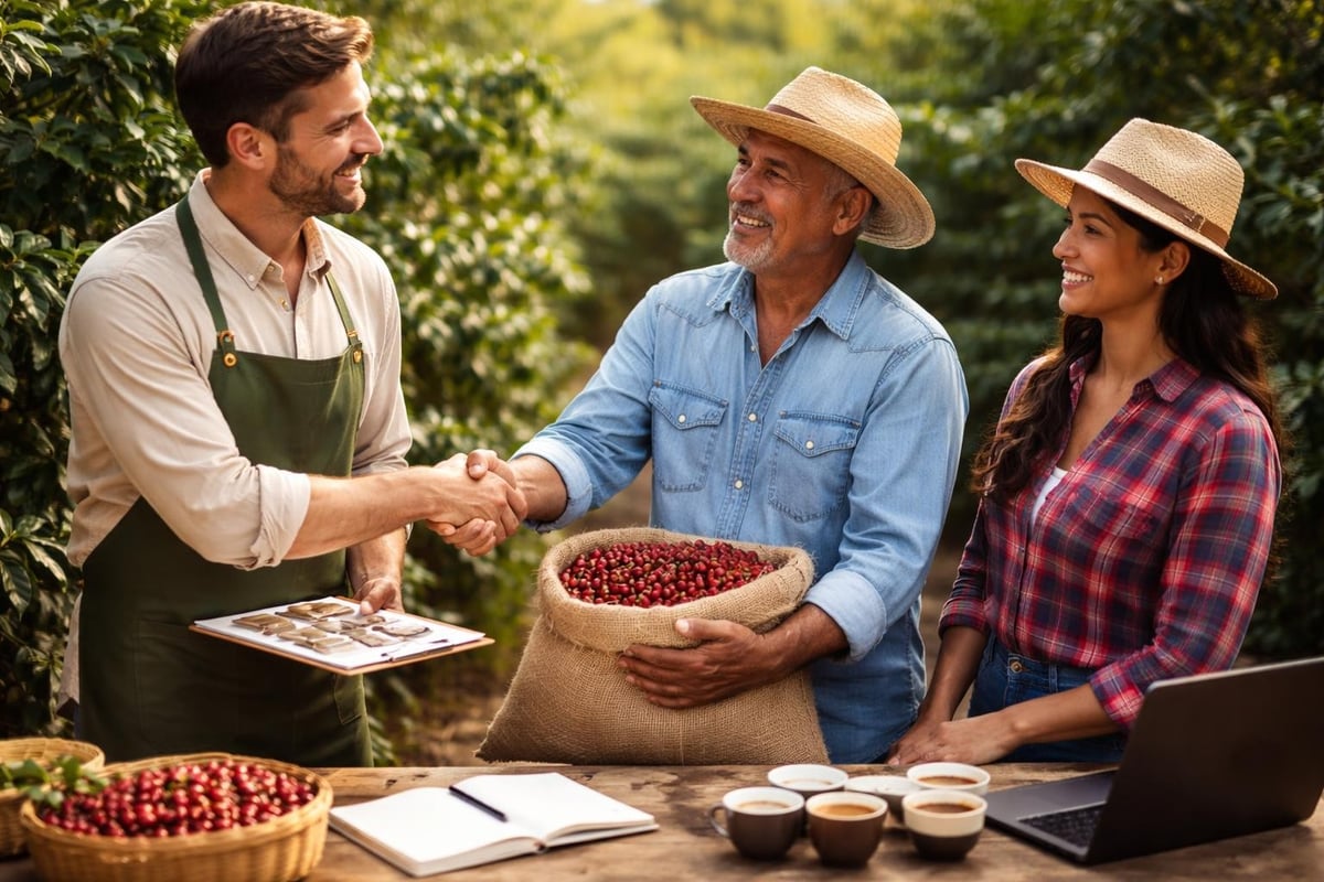 Coffee supply chain transparency