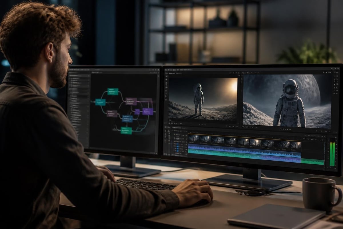 AI video generation workflow